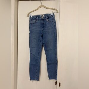 PAIGE Women's Classic Blue Skinny Jeans